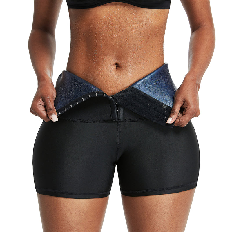 Sweating set: black panty and belt SaunaLifter for women