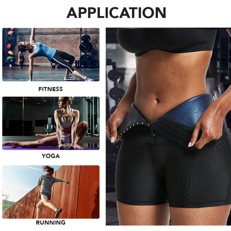 Thermo Silver Coated Sweat Sauna Capri Body Shaper For Women Slimming Short  Pants With Stretch Control And Waist Trainer Fitness Shapewear LJ201209  From Jiao02, $9.6