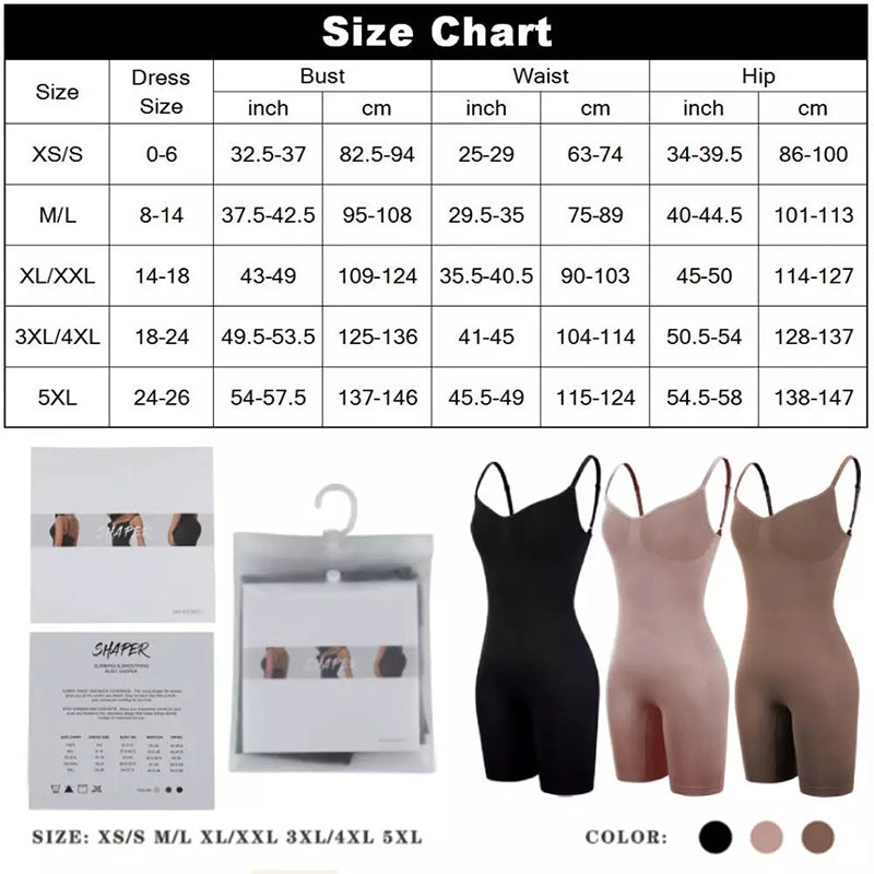 Women Tummy Control Bodysuit Shapewear - us-slimbodyshape